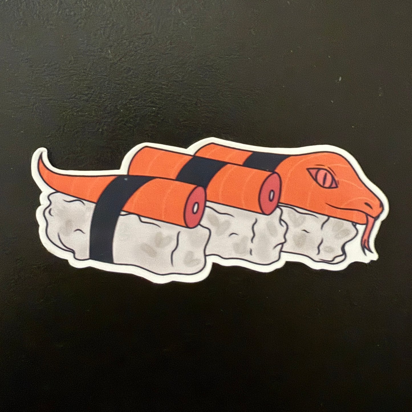 Snake Sushi Sticker