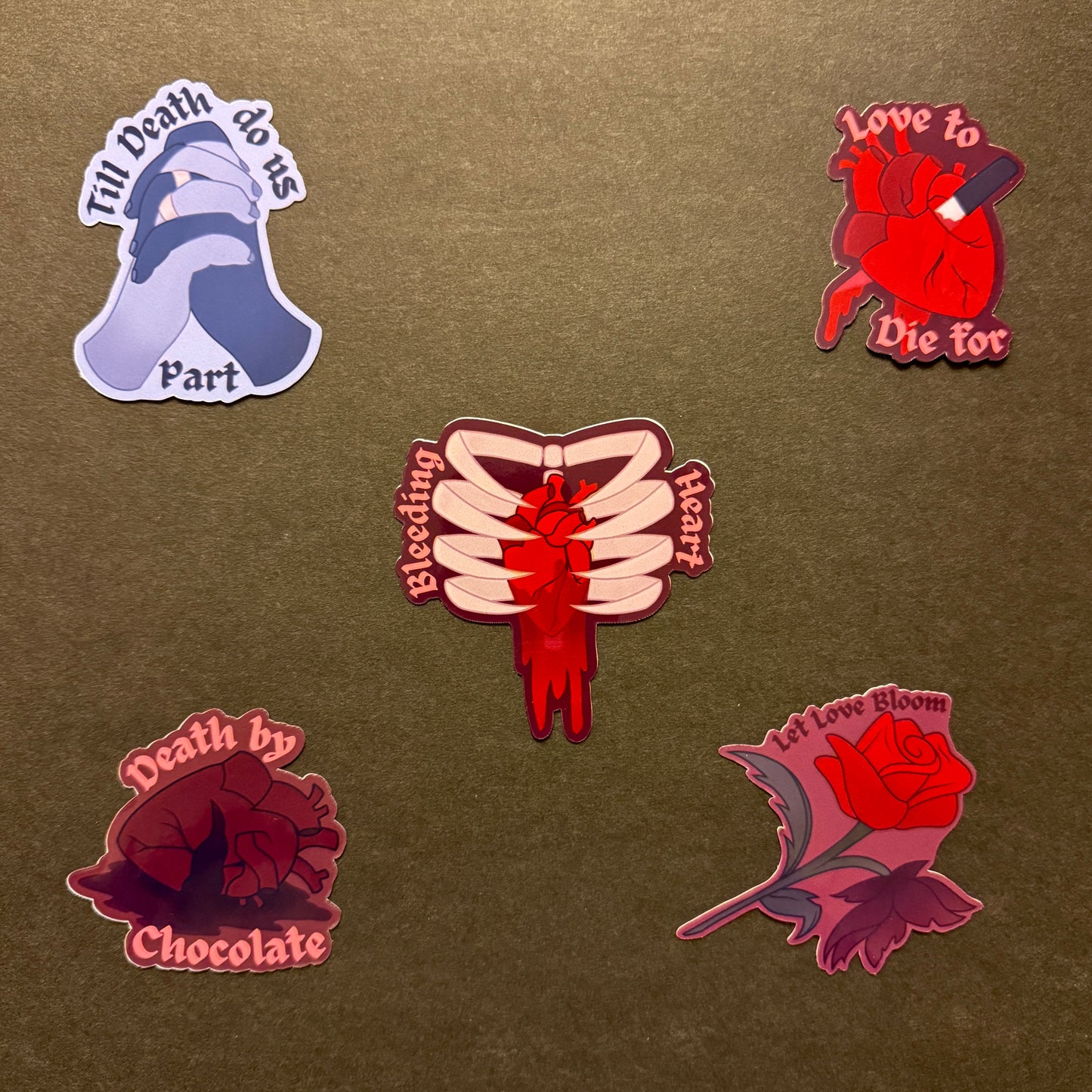 Deathly Love Stickers