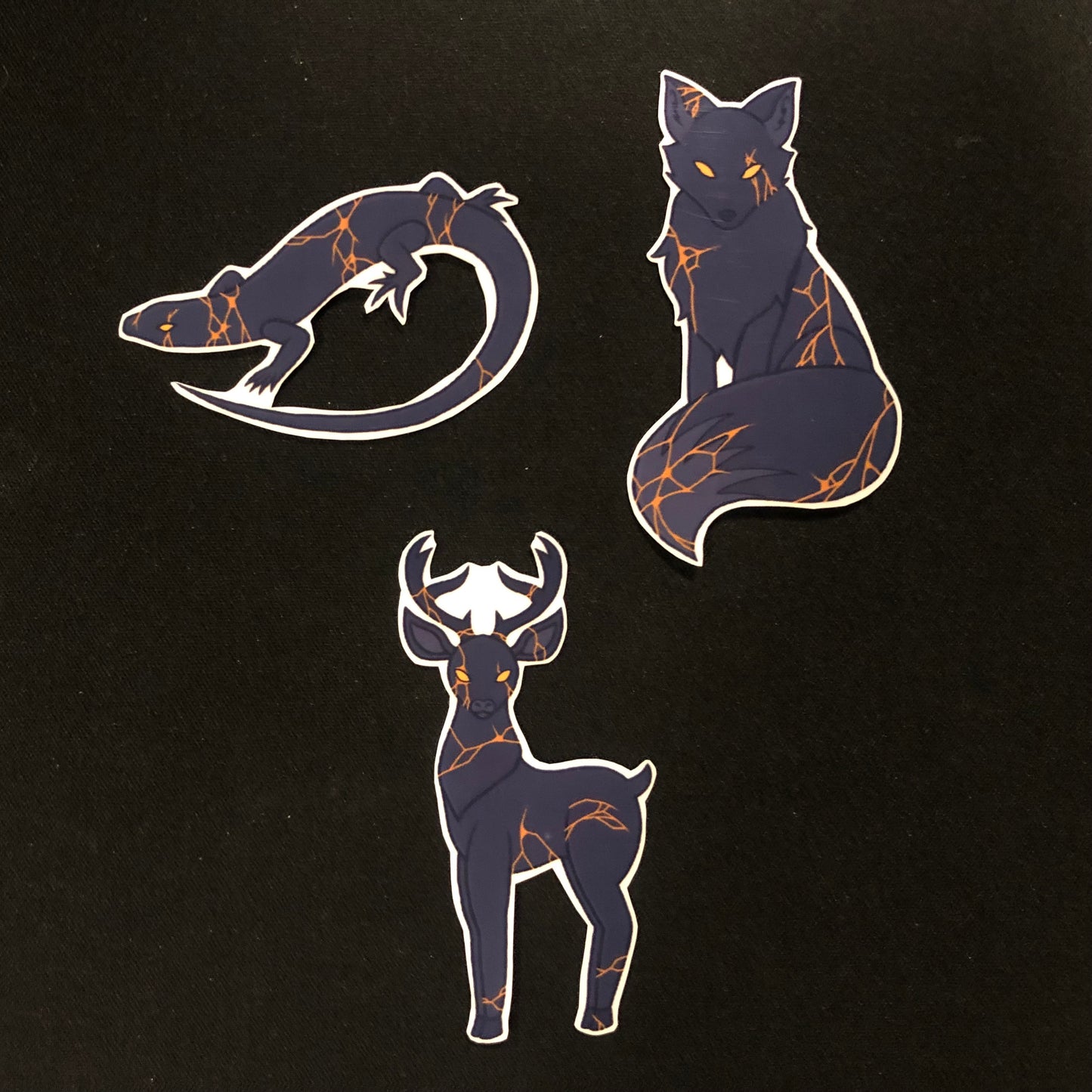 Kintsugi Kritter Stickers