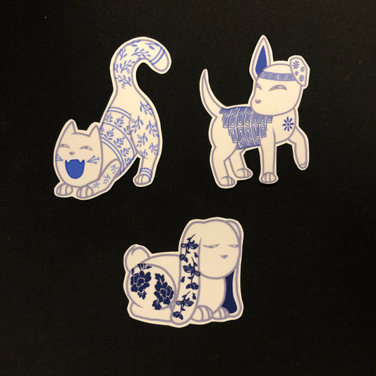 Porcelain Pet Stickers