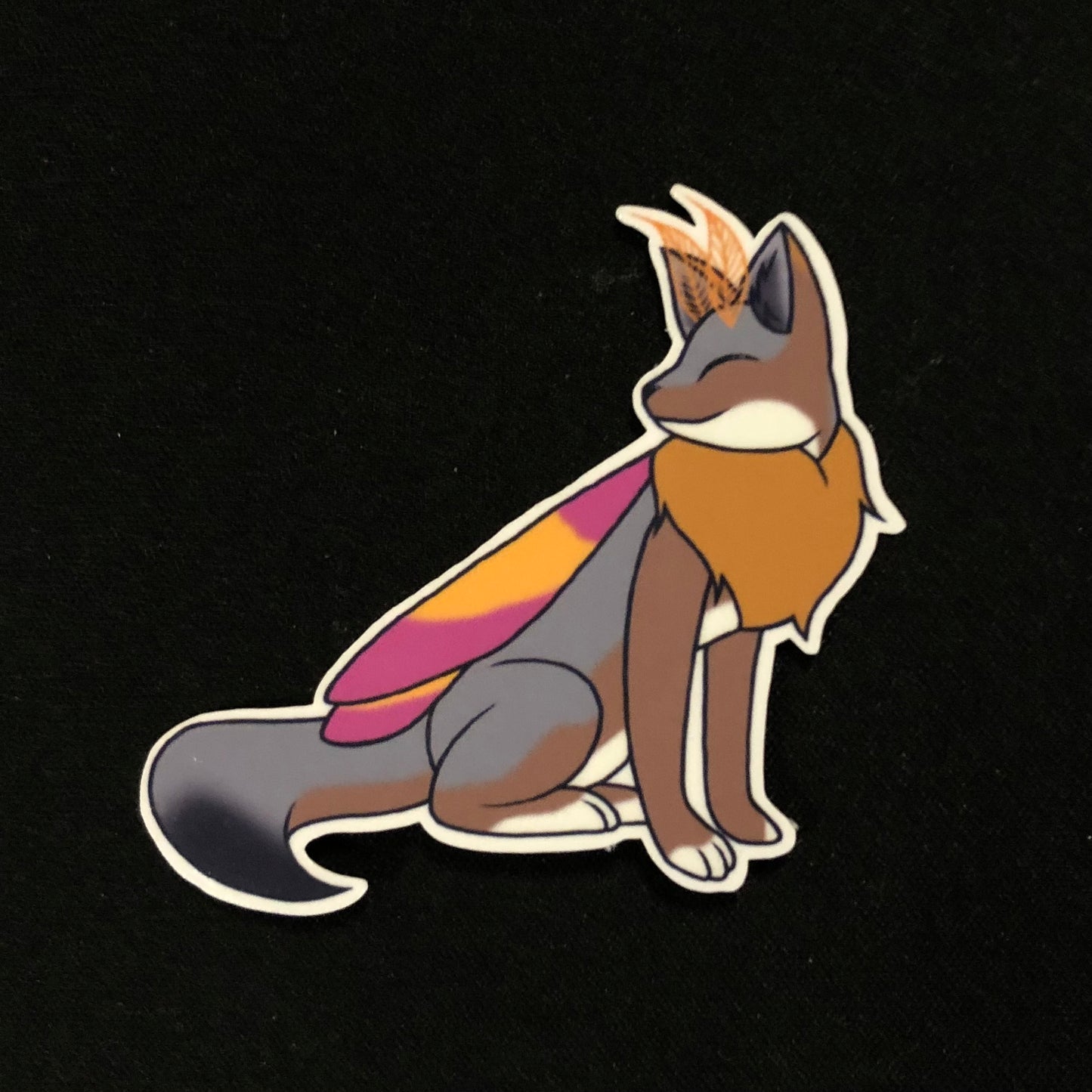 Fox Moth Stickers